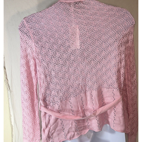 Grace Karin Open front Pink cardigan sweater 2XL - Picture 6 of 11
